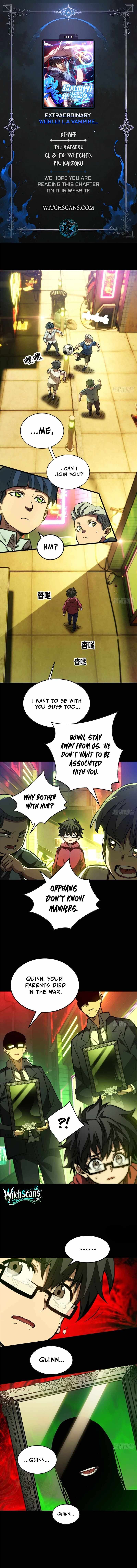 Extraordinary World! I, a vampire... Chapter 2 2